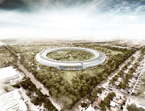 Для Apple разработан проект новой штаб-квартиры