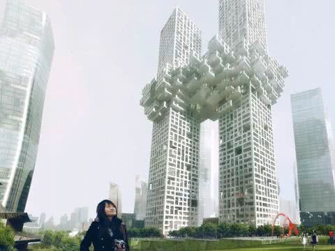 В Сеуле построят два небоскреба соединенные в кластер