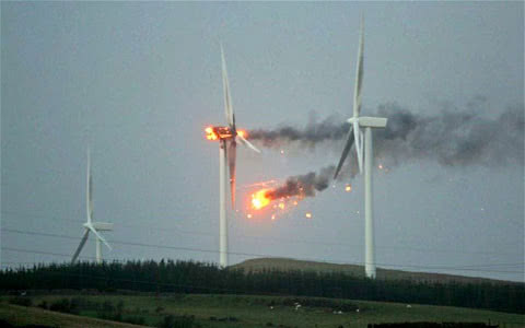 В истории ветровых турбин появилось черное пятнышко