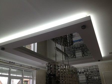 Освещение потолка