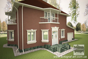 Дизайн фасада. &mdash; Avtograf