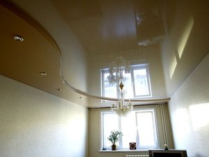 Натяжной потолок в два уровня &mdash; Центр Потолков