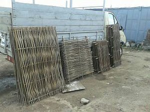 Декоративный забор из лозы &mdash; Чернигов Лоза