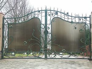 Кованые ворота &mdash; Домикс
