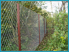 Забор из сетки рабица &mdash; Федоренко