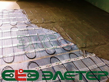 Теплый пол, нагревательные маты