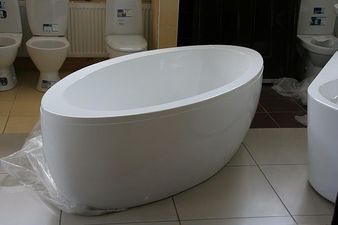 Ванна овальная, акриловая, свобоно стоящая. — Глобус Круг Ванна овальная, акриловая, свобоно стоящая. — Глобус Круг