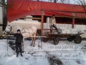 Выгрузка газобетона Купянск &mdash; Костенко