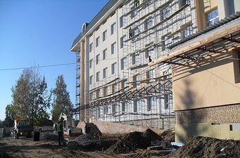 Лікарня, зовнішні роботи &mdash; Фирма ОпорядРемБуд