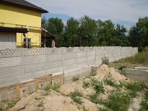 Забор кирпич фагот &mdash; Киев Пресбетон