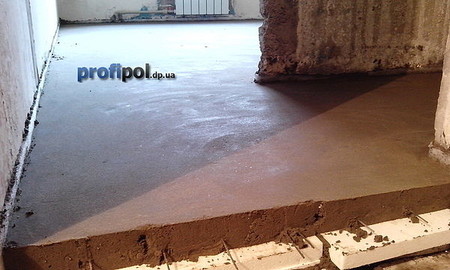 Полусухая стяжка пола