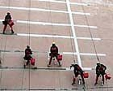 Промышленный альпинизм - герметизация межпанельных швов