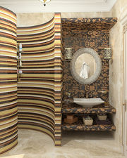 Ванная из мозаики — Красный Циан Ванная из мозаики — Красный Циан