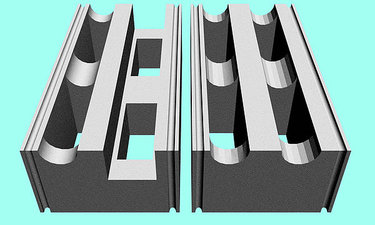 несъемная опалубка из полистиролбетона &mdash; Родник