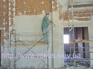 Штукатурные работы машинные гипсовые и известковые &mdash; РОКОС