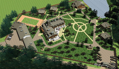 Охотничий клуб в Черкасской обл. с реконструкцией и надстройкой одноэтажного здания под VIP Отель — АСК ЮГМА Охотничий клуб в Черкасской обл. с реконструкцией и надстройкой одноэтажного здания под VIP Отель — АСК ЮГМА