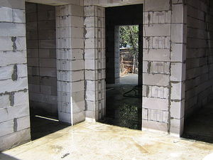 Устройство стен, коробка дома, бетонные работы, перекрытия. &mdash; Лес