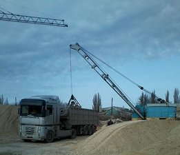 Речной песок с доставкой. &mdash; Ткаченко А.Н.