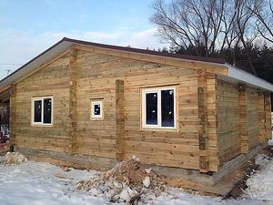 Деревянный дом из сухого бруса &mdash; ВАЛС