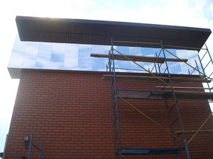 Зеркальные панели из АКП для кровли — Аль-тик Зеркальные панели из АКП для кровли — Аль-тик