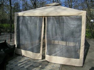 Перешив изношенных навесов на беседки и качели &mdash; Долгова Я.А.