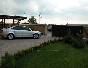 Откатные ворота &mdash; Донецкая металлобаза