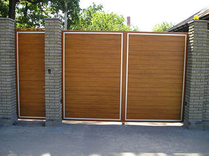 Распашные ворота &mdash; Донецкая металлобаза