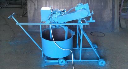 Растворомешалка РМ-В-БА-75-200 со сменной тележкой &mdash; Яременко А.Н.