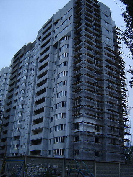 Монтаж фасада полистирольных плит