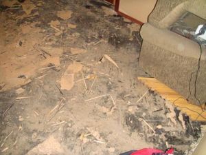 Демонтаж старого пола &mdash; Укладка ламината