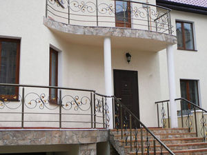 алюминиевые ограждения с элементами ковки &mdash; Архитекта-Центр