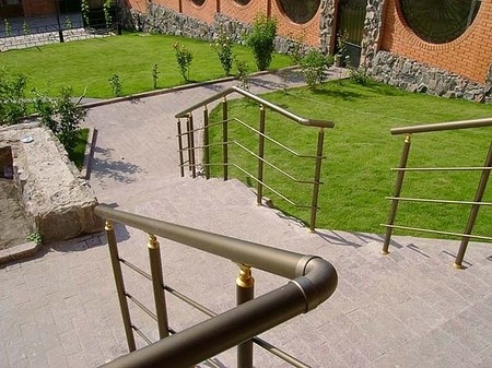 алюминиевые анодированные перила