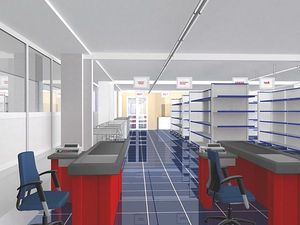 Торговый центр, продовольственный супермаркет — Сулим Ю.И. Торговый центр, продовольственный супермаркет — Сулим Ю.И.