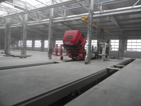 промислова підлога на СТО