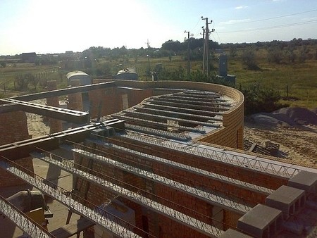 Раскладка балок перекрытия