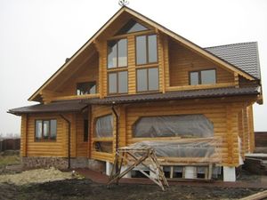 Деревянный дом из профилированого бруса 180*160мм &mdash; Степанюк