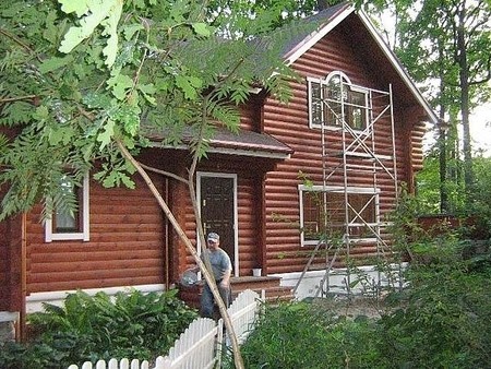 Деревянный дом из профилированого бруса 180*140мм