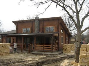 Дом из клееного бруса 180*160мм &mdash; Степанюк