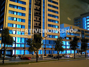 Презентационный макет офисного комплекса `Премиум центр` — Творческая мастерская Василия Чагина Презентационный макет офисного комплекса `Премиум центр` — Творческая мастерская Василия Чагина