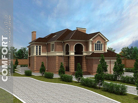дизайн экстерьера ,дизайн фасада дома