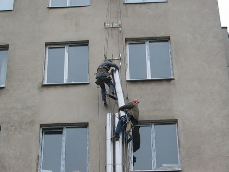 УСТАНОВКА ДЫМОХОДОВ