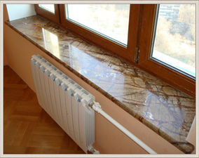 Подоконник из мрамора. — ДЮЛОН Подоконник из мрамора. — ДЮЛОН