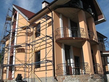 Штукатурная отделка фасадов