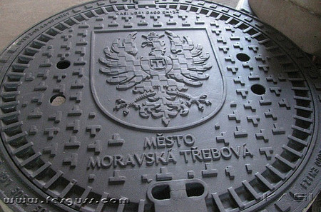 Люк канализационный с логотипом заказчика