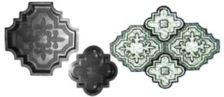 Формы тротуарной плитки