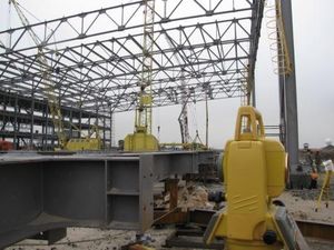 монтаж колонн, ферм &mdash; Geogrup