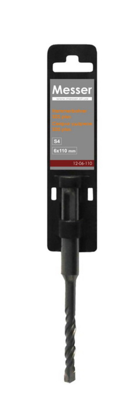 Бур по бетону 6*110 мм SDS plus Messer
