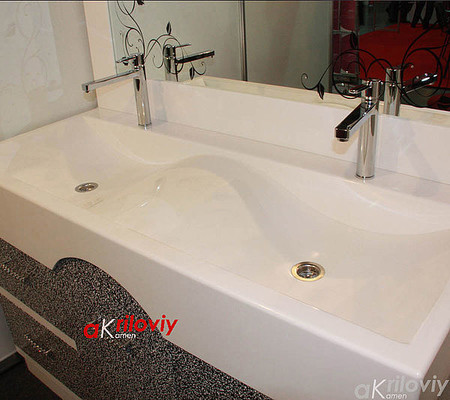 Мойдодыр из камня Montelli+Corian