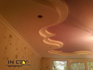 Фигурный потолок из гипсокартона &mdash; InCity Service