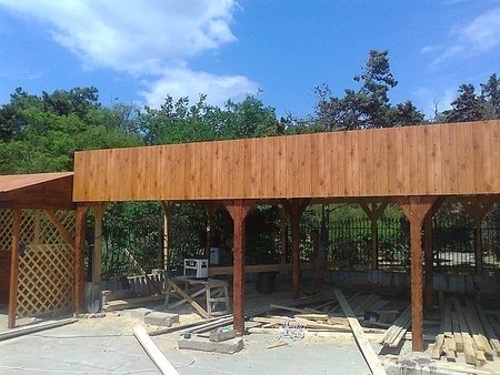 Профнастил золотой дуб